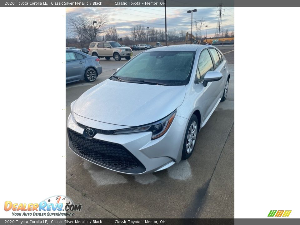 2020 Toyota Corolla LE Classic Silver Metallic / Black Photo #1