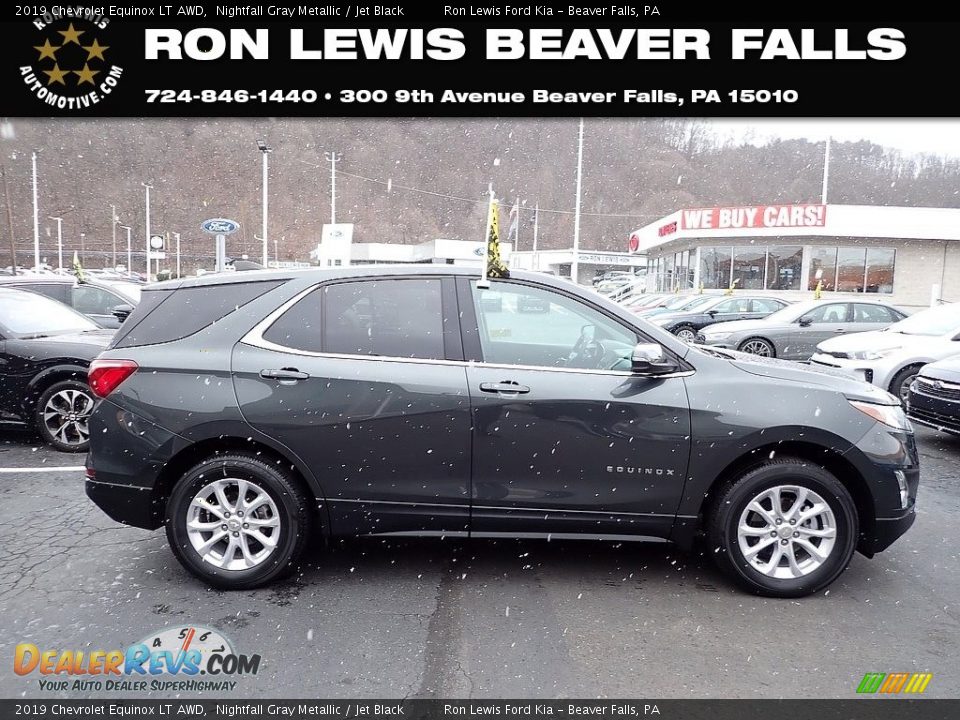 2019 Chevrolet Equinox LT AWD Nightfall Gray Metallic / Jet Black Photo #1