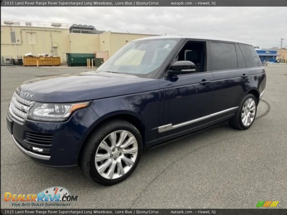 2015 Land Rover Range Rover Supercharged Long Wheelbase Loire Blue / Ebony/Cirrus Photo #1