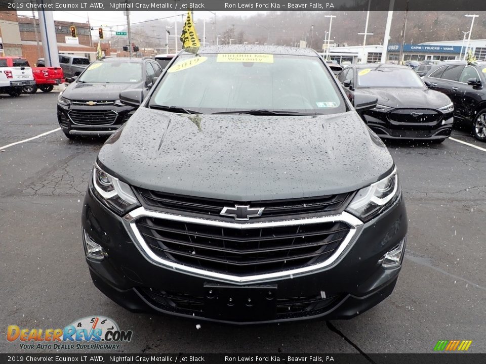 2019 Chevrolet Equinox LT AWD Nightfall Gray Metallic / Jet Black Photo #3