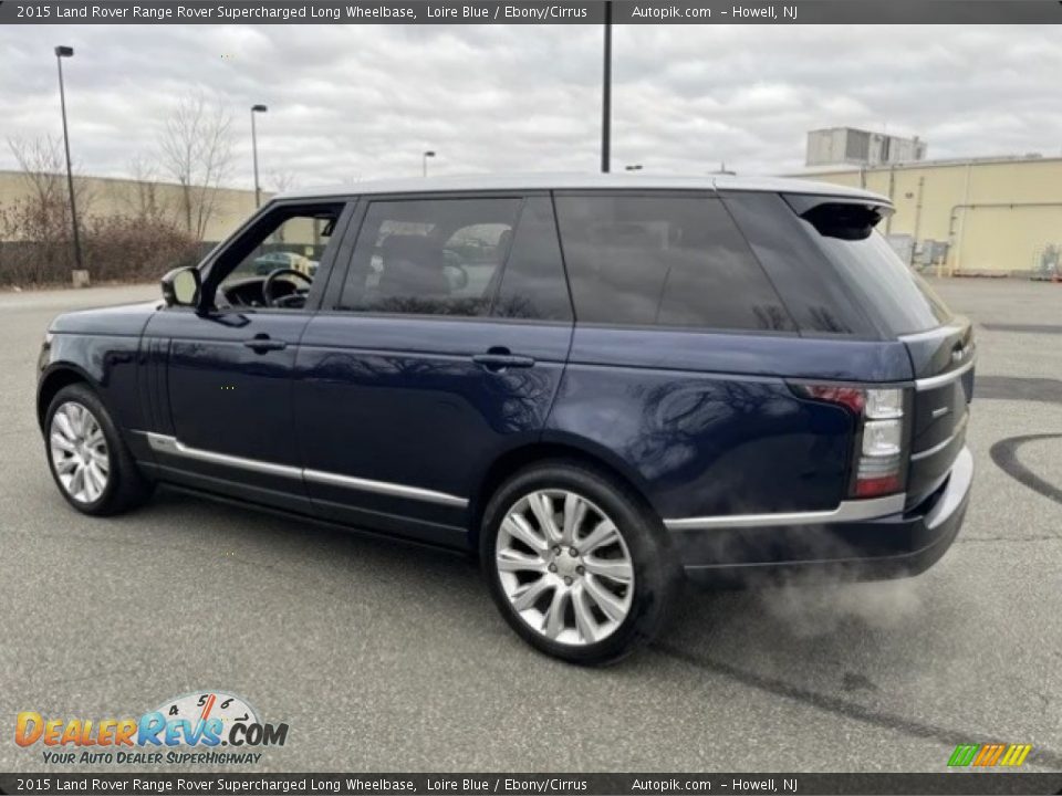 2015 Land Rover Range Rover Supercharged Long Wheelbase Loire Blue / Ebony/Cirrus Photo #4