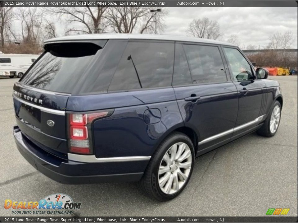 2015 Land Rover Range Rover Supercharged Long Wheelbase Loire Blue / Ebony/Cirrus Photo #6