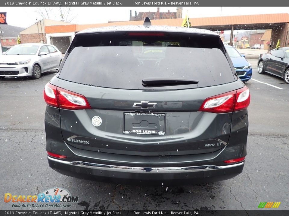 2019 Chevrolet Equinox LT AWD Nightfall Gray Metallic / Jet Black Photo #7