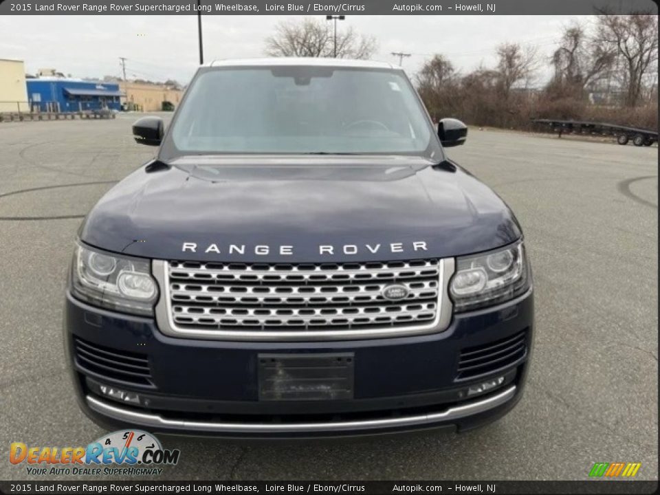 2015 Land Rover Range Rover Supercharged Long Wheelbase Loire Blue / Ebony/Cirrus Photo #9