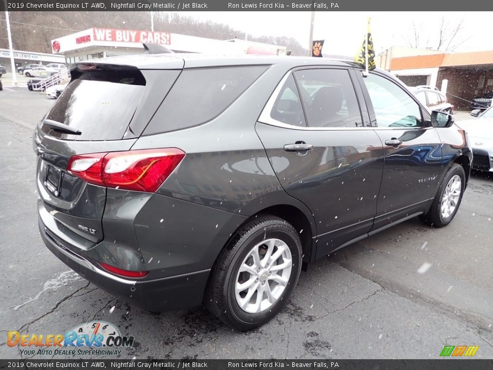 2019 Chevrolet Equinox LT AWD Nightfall Gray Metallic / Jet Black Photo #8