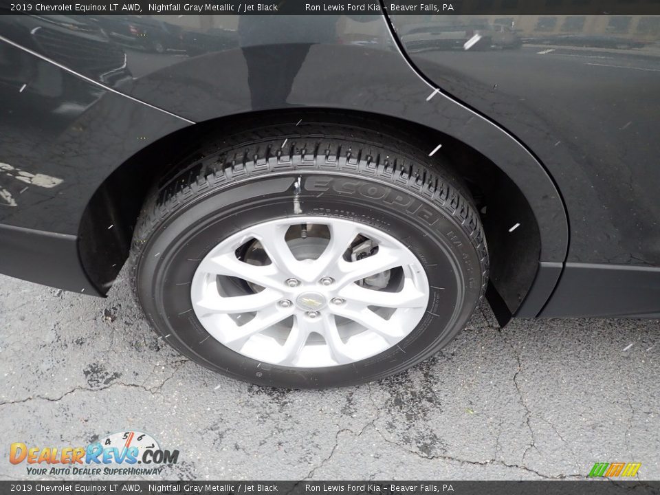 2019 Chevrolet Equinox LT AWD Nightfall Gray Metallic / Jet Black Photo #9
