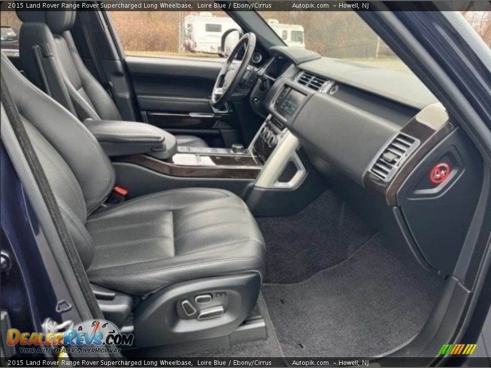 Front Seat of 2015 Land Rover Range Rover Supercharged Long Wheelbase Photo #11