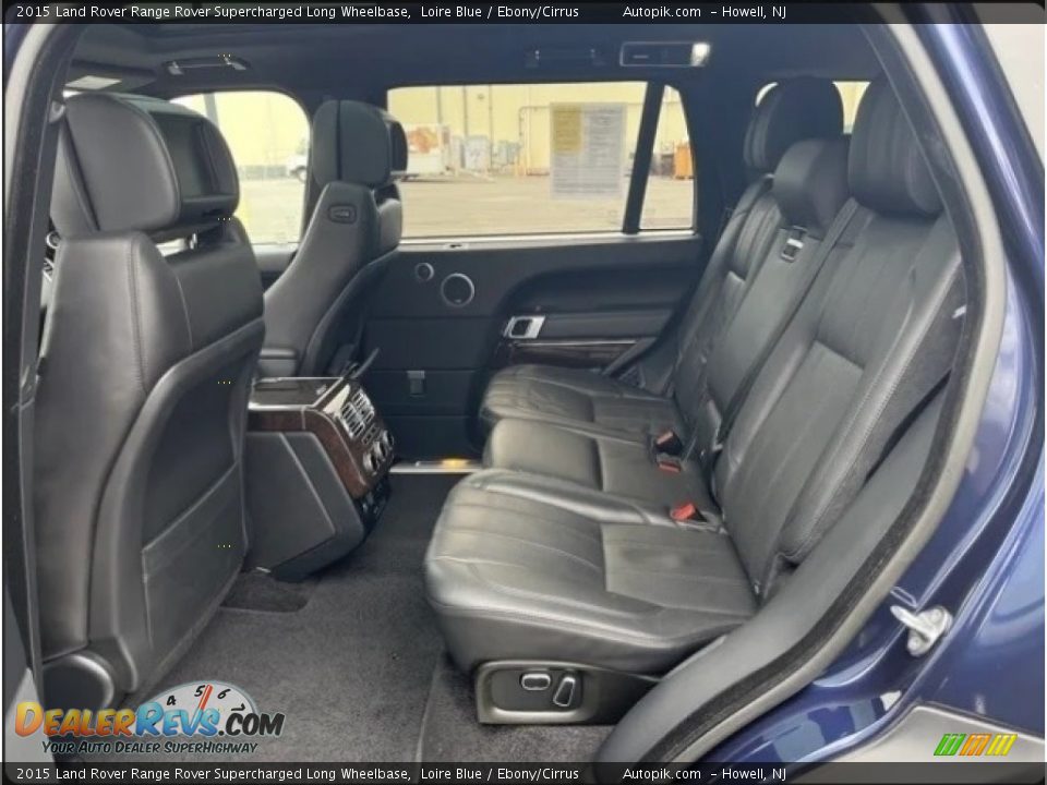 Rear Seat of 2015 Land Rover Range Rover Supercharged Long Wheelbase Photo #12