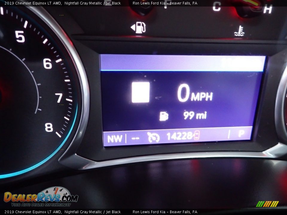 2019 Chevrolet Equinox LT AWD Nightfall Gray Metallic / Jet Black Photo #17