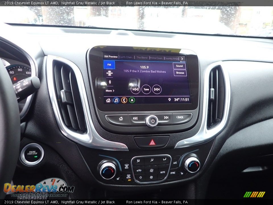 2019 Chevrolet Equinox LT AWD Nightfall Gray Metallic / Jet Black Photo #18