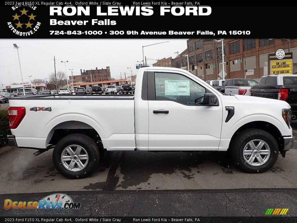 2023 Ford F150 XL Regular Cab 4x4 Oxford White / Slate Gray Photo #1