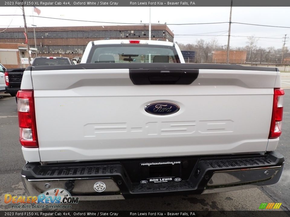 2023 Ford F150 XL Regular Cab 4x4 Oxford White / Slate Gray Photo #7