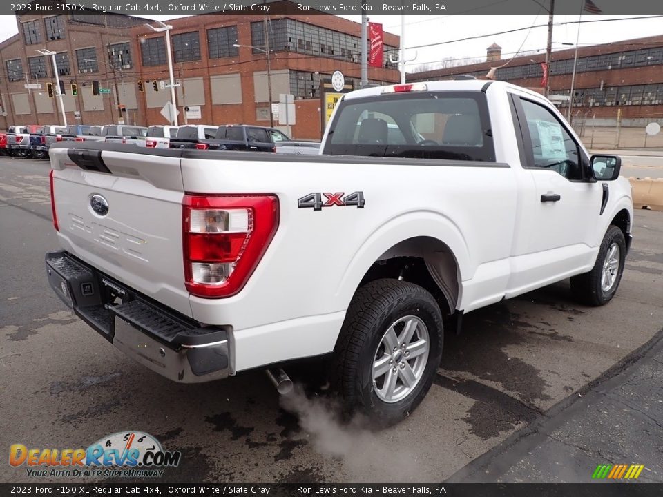 2023 Ford F150 XL Regular Cab 4x4 Oxford White / Slate Gray Photo #8