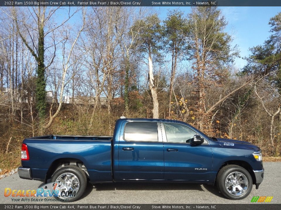 Patriot Blue Pearl 2022 Ram 1500 Big Horn Crew Cab 4x4 Photo #5