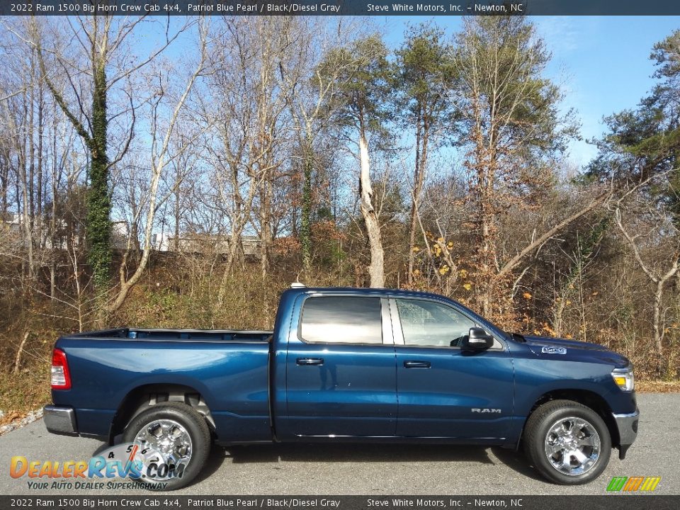 Patriot Blue Pearl 2022 Ram 1500 Big Horn Crew Cab 4x4 Photo #5