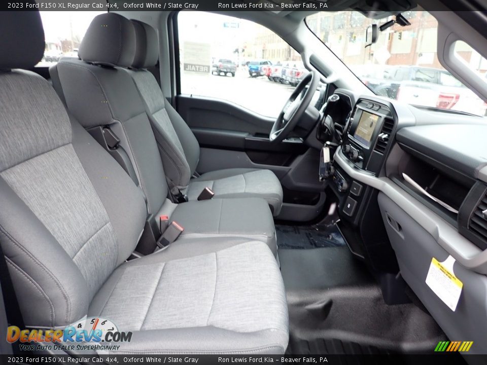 Front Seat of 2023 Ford F150 XL Regular Cab 4x4 Photo #11