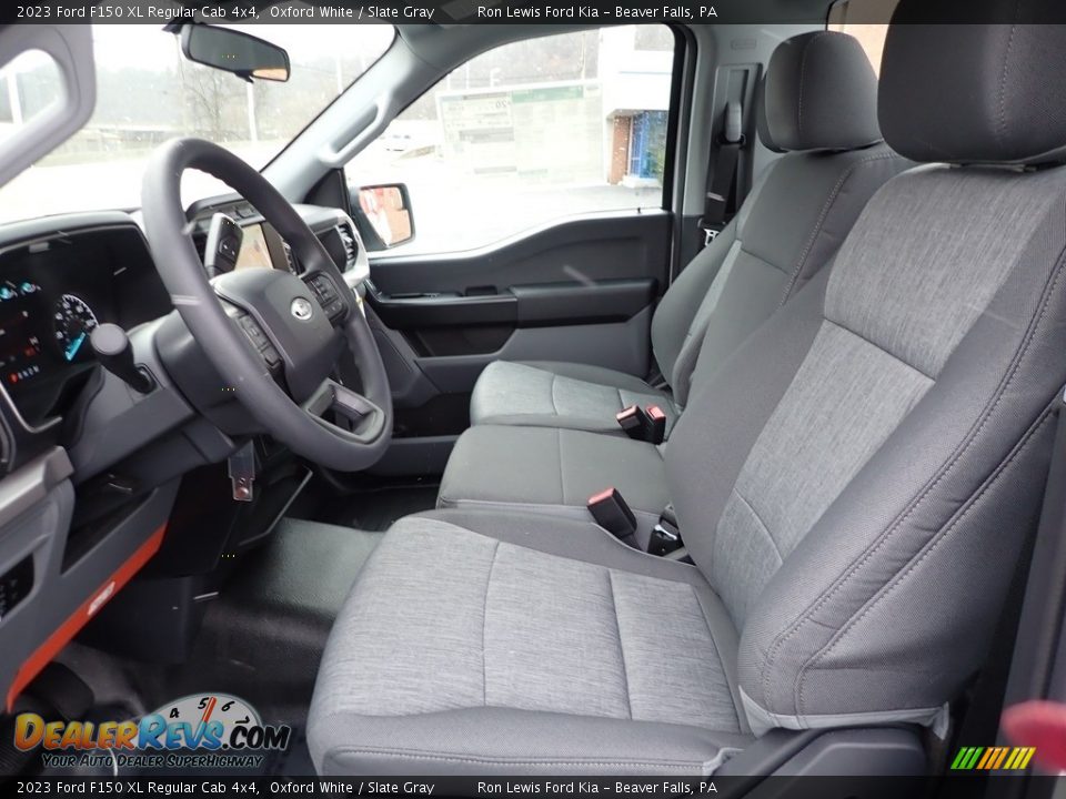 Front Seat of 2023 Ford F150 XL Regular Cab 4x4 Photo #12