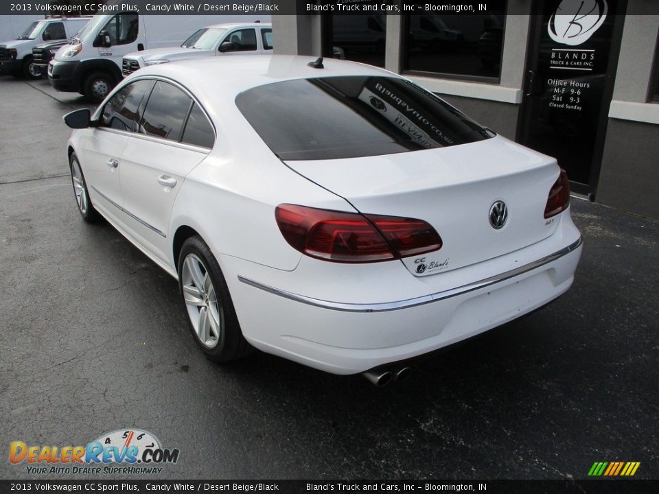 2013 Volkswagen CC Sport Plus Candy White / Desert Beige/Black Photo #3