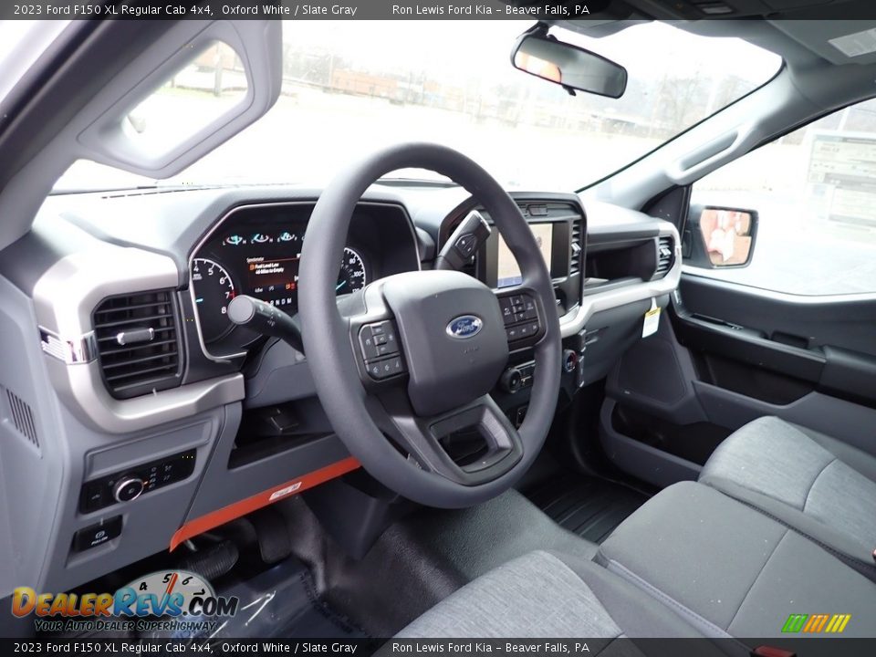 Slate Gray Interior - 2023 Ford F150 XL Regular Cab 4x4 Photo #14