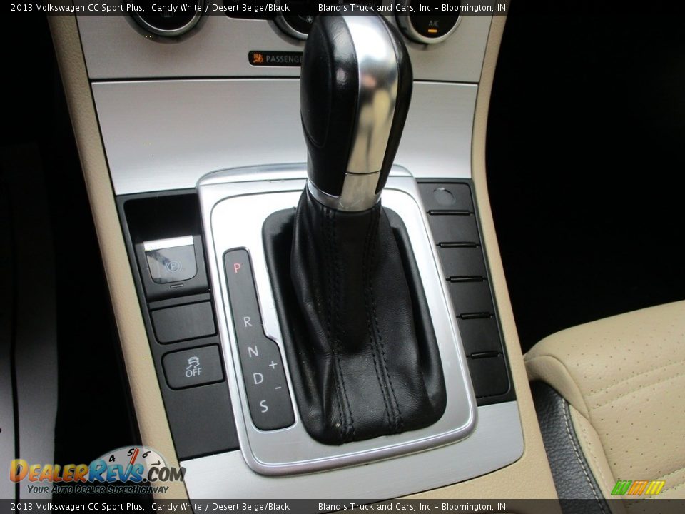 2013 Volkswagen CC Sport Plus Candy White / Desert Beige/Black Photo #18