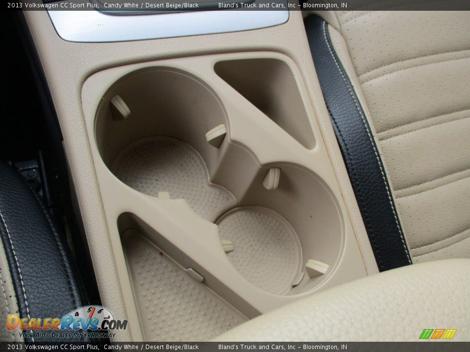 2013 Volkswagen CC Sport Plus Candy White / Desert Beige/Black Photo #19