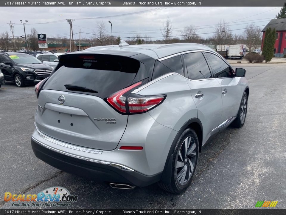 2017 Nissan Murano Platinum AWD Brilliant Silver / Graphite Photo #5