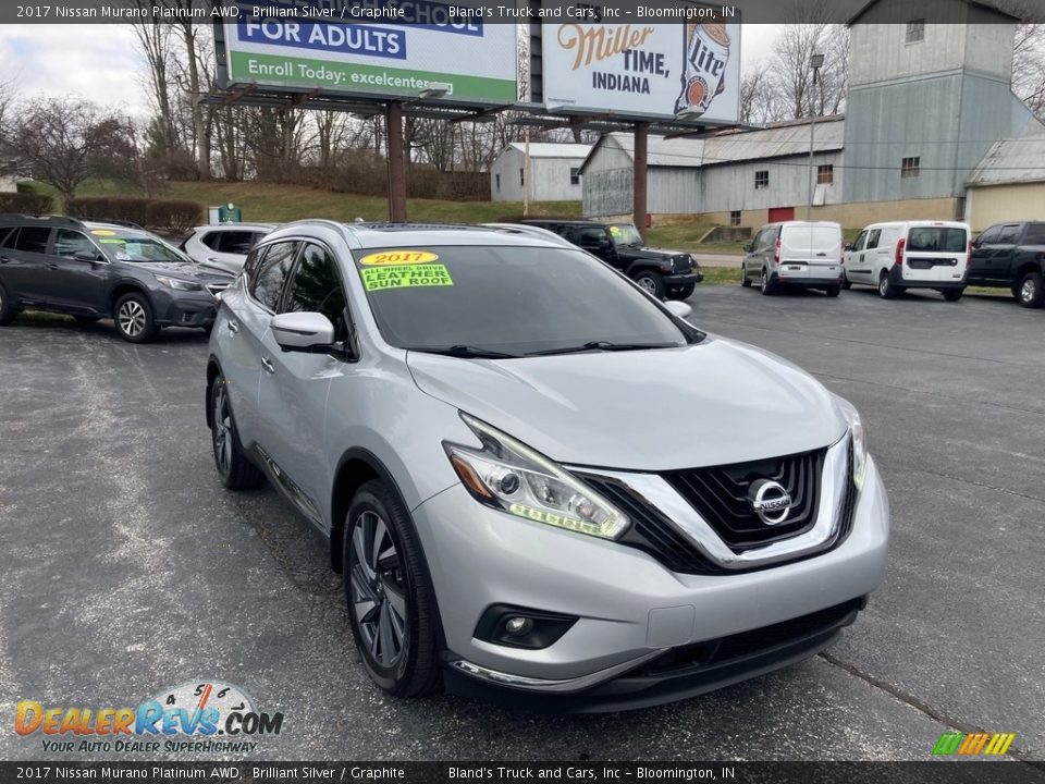 2017 Nissan Murano Platinum AWD Brilliant Silver / Graphite Photo #6