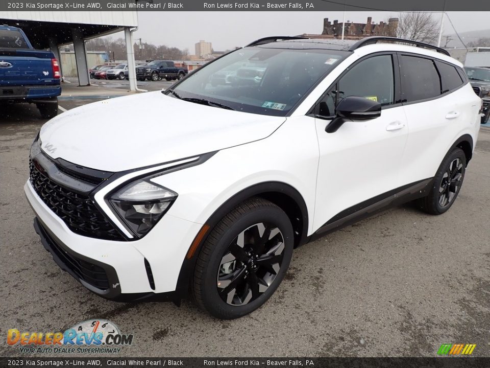 2023 Kia Sportage X-Line AWD Glacial White Pearl / Black Photo #4