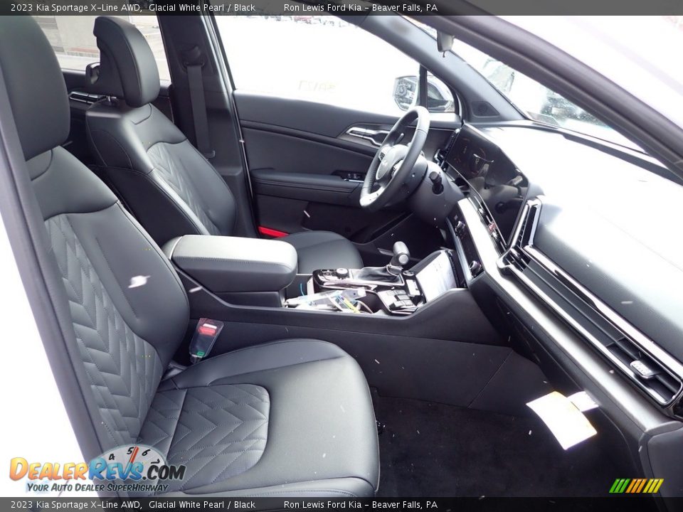 2023 Kia Sportage X-Line AWD Glacial White Pearl / Black Photo #11