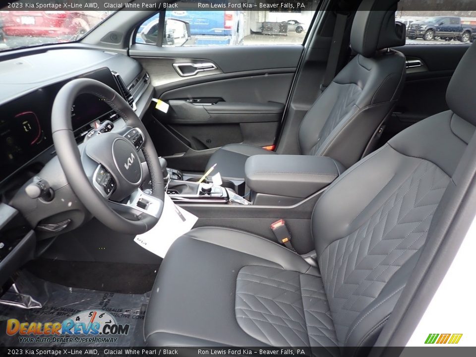 2023 Kia Sportage X-Line AWD Glacial White Pearl / Black Photo #14