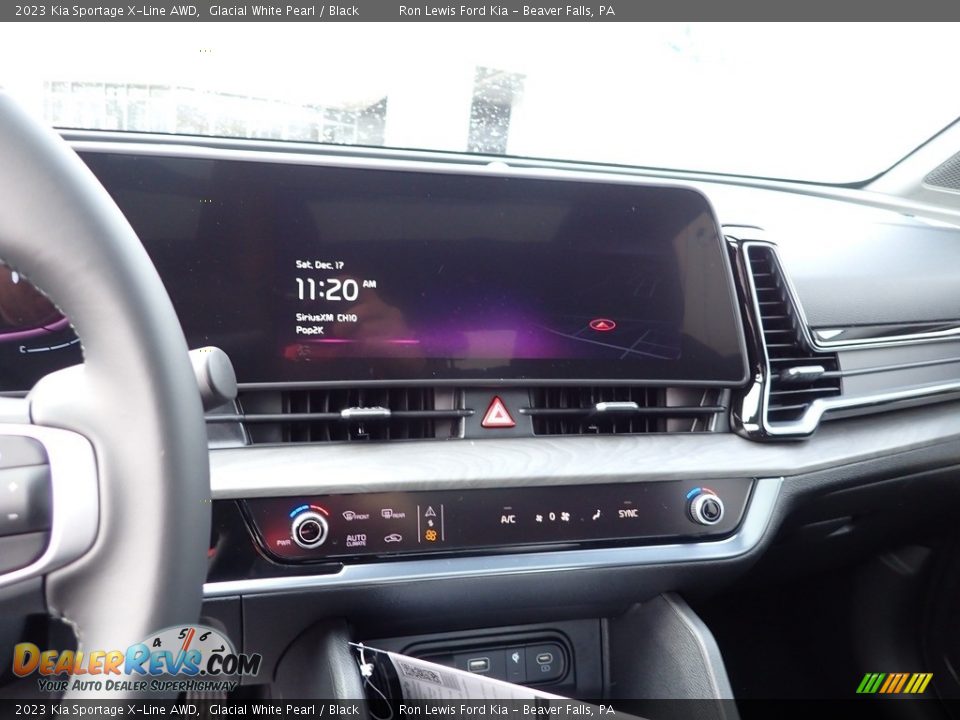 2023 Kia Sportage X-Line AWD Glacial White Pearl / Black Photo #18