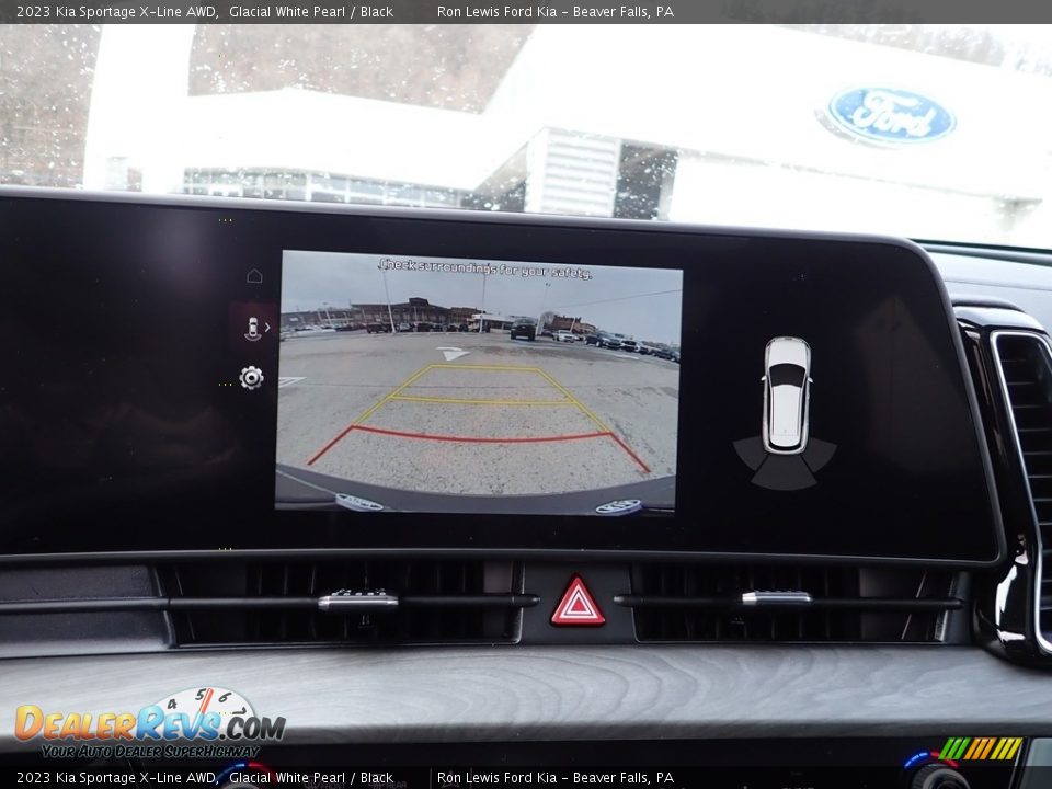 2023 Kia Sportage X-Line AWD Glacial White Pearl / Black Photo #19