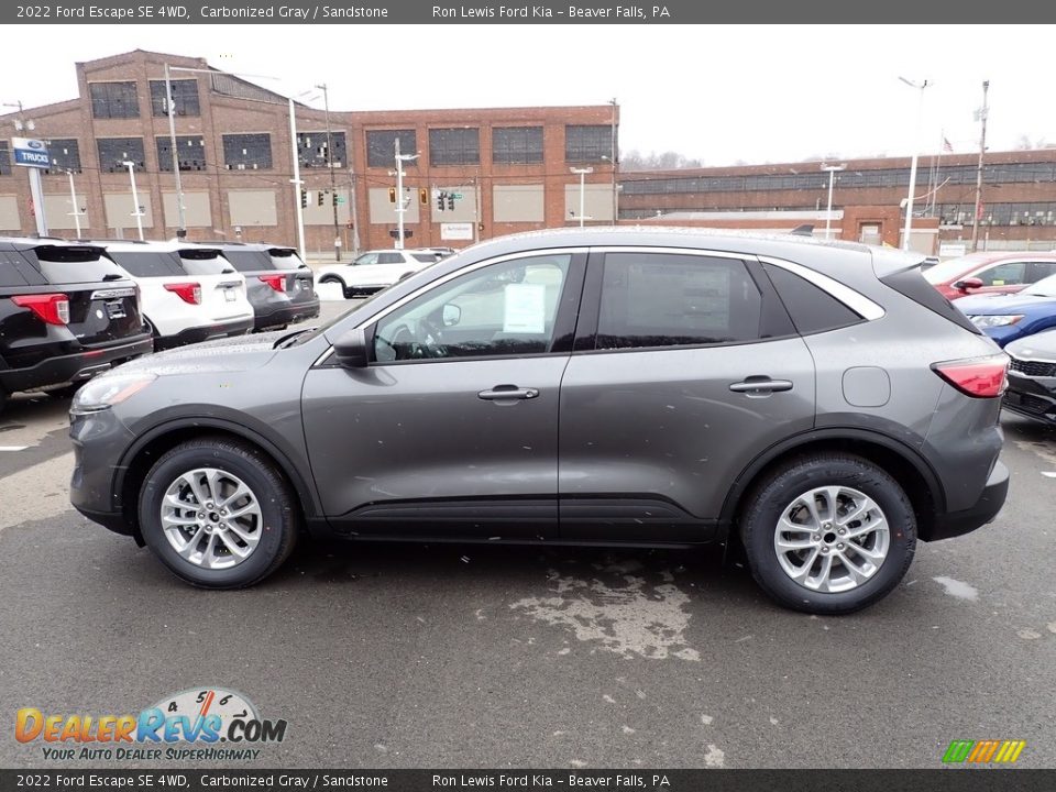 Carbonized Gray 2022 Ford Escape SE 4WD Photo #5