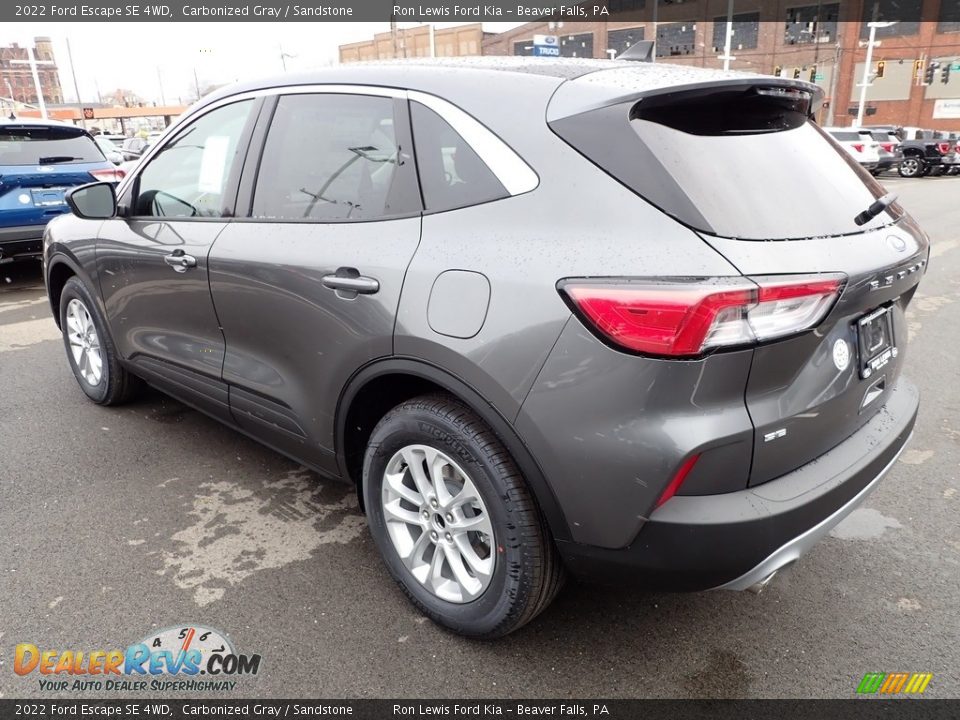 2022 Ford Escape SE 4WD Carbonized Gray / Sandstone Photo #6