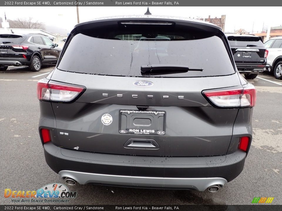 2022 Ford Escape SE 4WD Carbonized Gray / Sandstone Photo #7