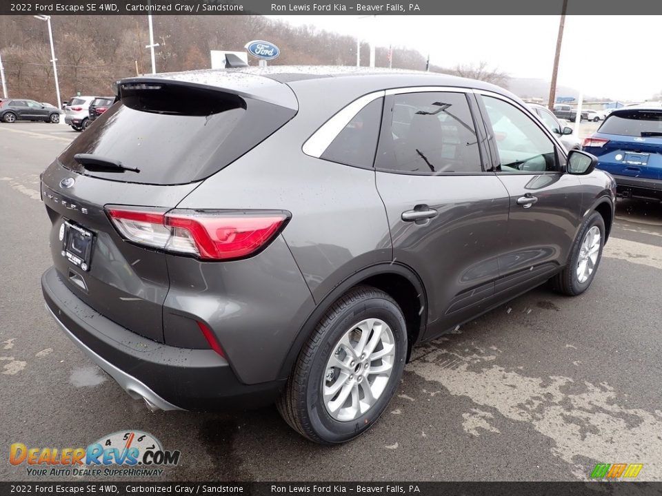2022 Ford Escape SE 4WD Carbonized Gray / Sandstone Photo #8