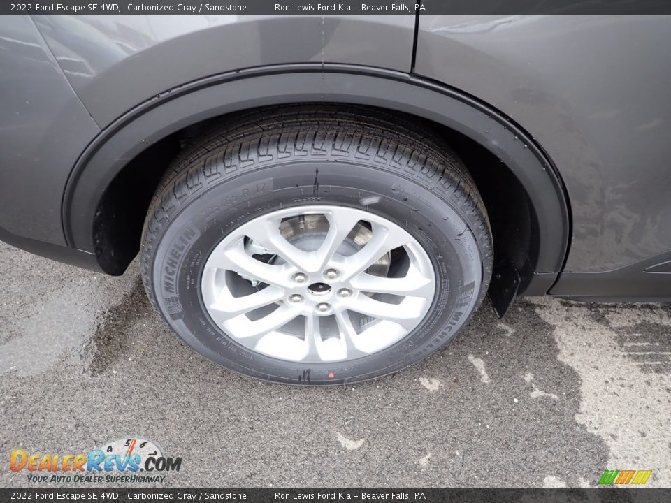 2022 Ford Escape SE 4WD Carbonized Gray / Sandstone Photo #9