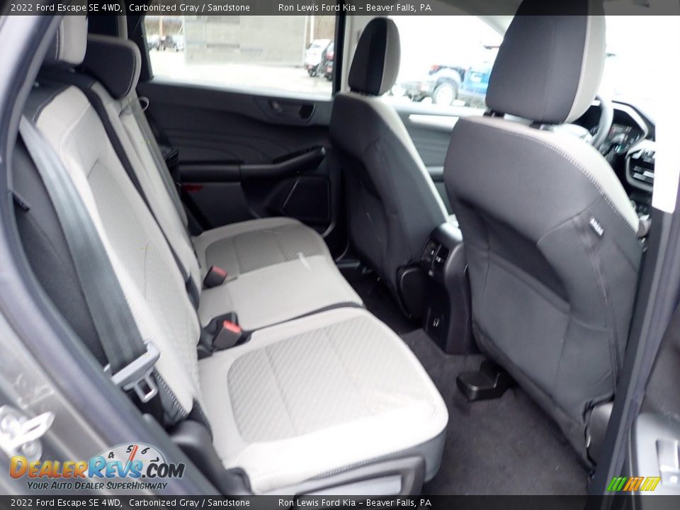 Rear Seat of 2022 Ford Escape SE 4WD Photo #10