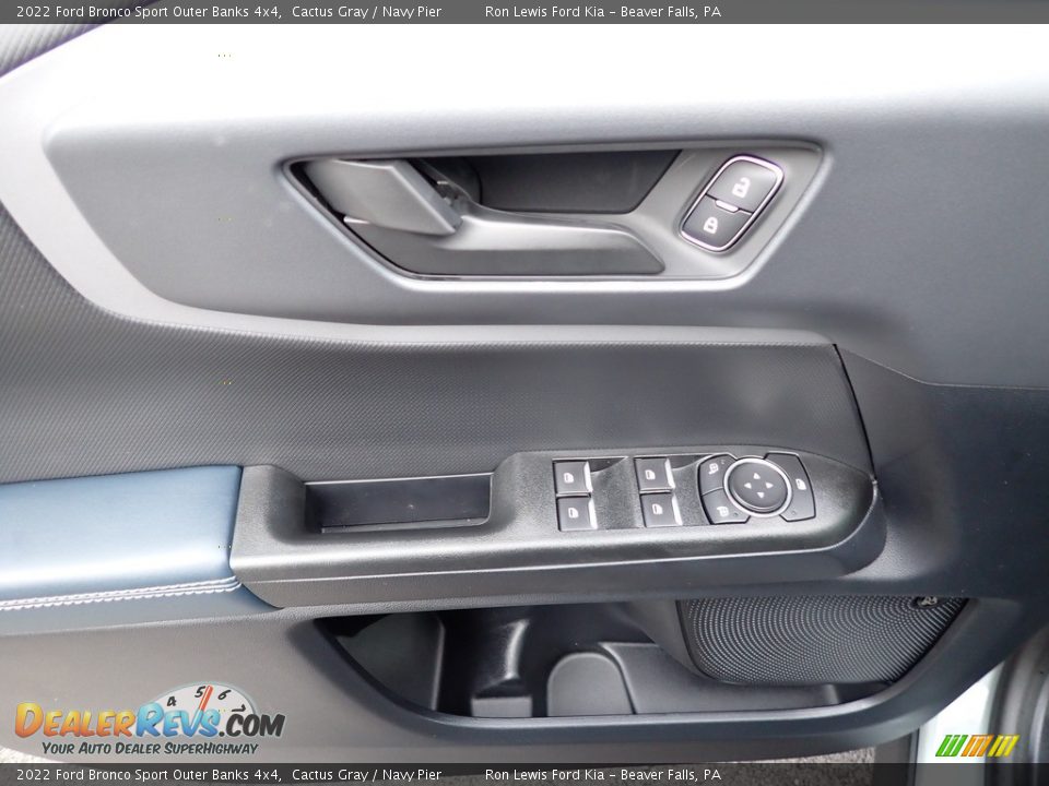 2022 Ford Bronco Sport Outer Banks 4x4 Cactus Gray / Navy Pier Photo #15