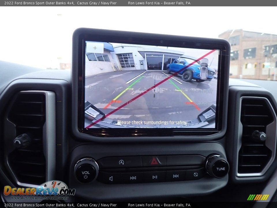 2022 Ford Bronco Sport Outer Banks 4x4 Cactus Gray / Navy Pier Photo #19