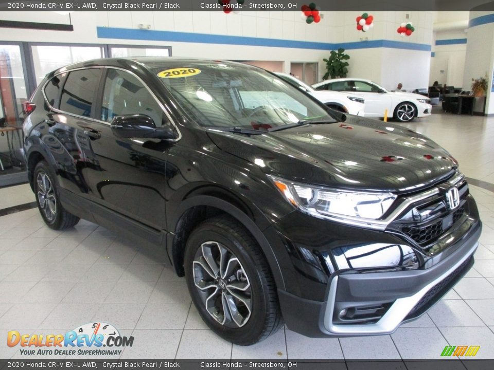 2020 Honda CR-V EX-L AWD Crystal Black Pearl / Black Photo #3