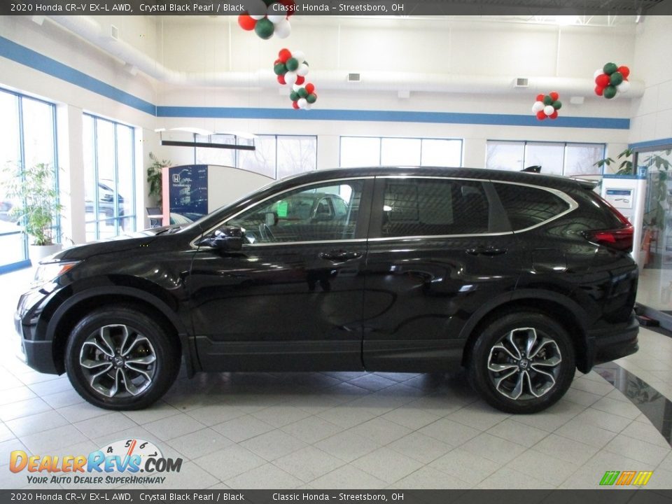 2020 Honda CR-V EX-L AWD Crystal Black Pearl / Black Photo #10