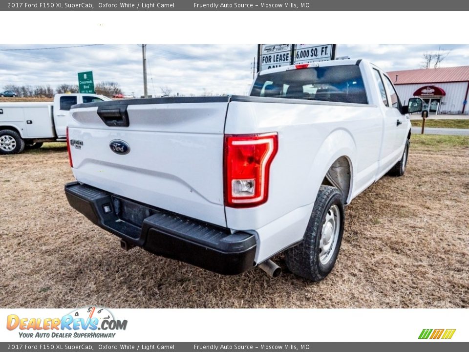 2017 Ford F150 XL SuperCab Oxford White / Light Camel Photo #4