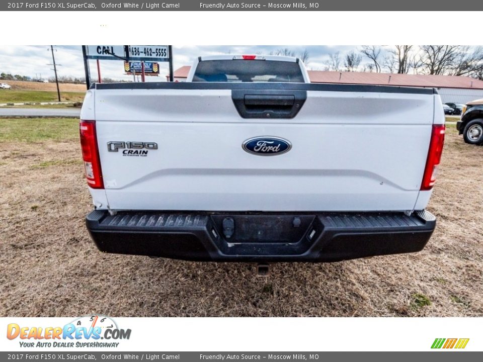 2017 Ford F150 XL SuperCab Oxford White / Light Camel Photo #5