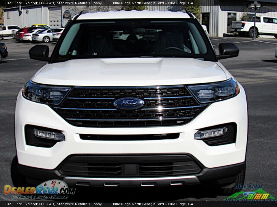 2022 Ford Explorer XLT 4WD Star White Metallic / Ebony Photo #8