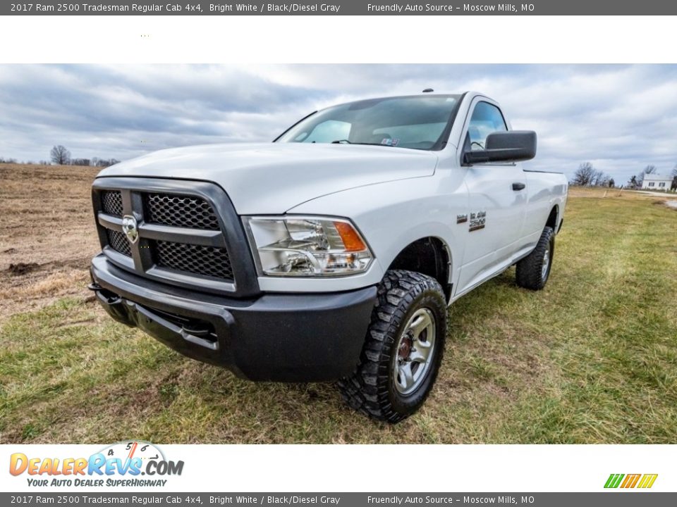 2017 Ram 2500 Tradesman Regular Cab 4x4 Bright White / Black/Diesel Gray Photo #8