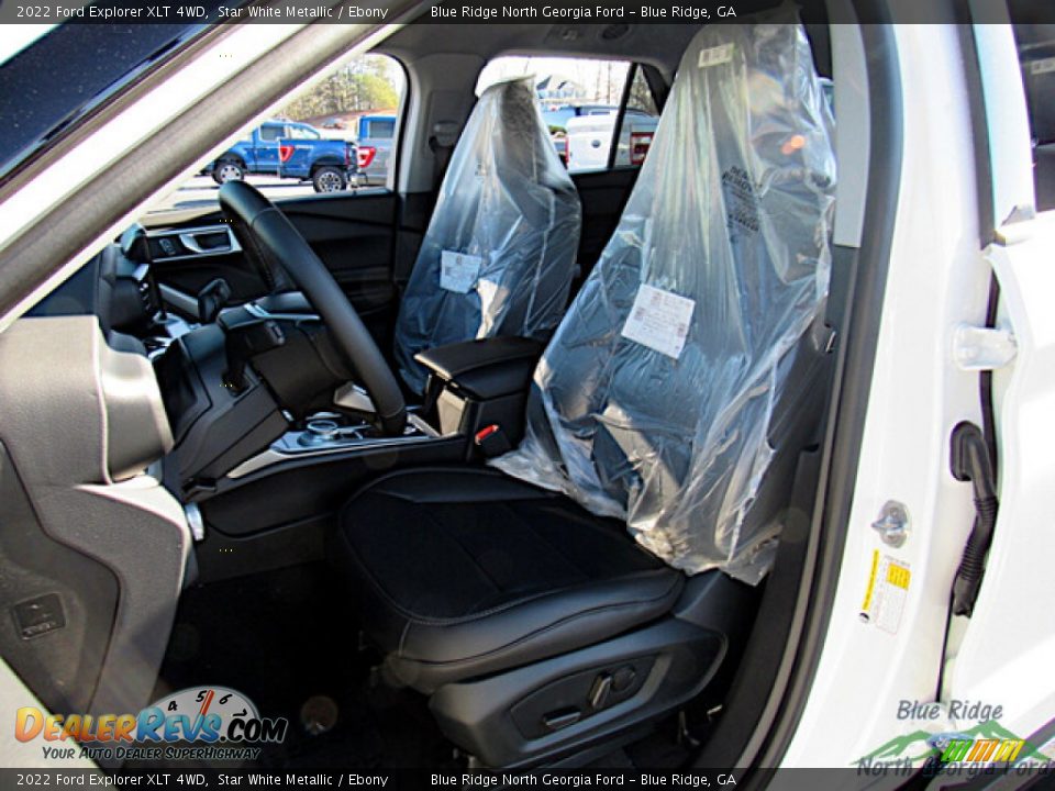 2022 Ford Explorer XLT 4WD Star White Metallic / Ebony Photo #11