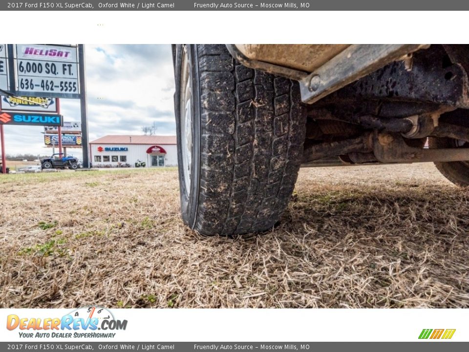 2017 Ford F150 XL SuperCab Oxford White / Light Camel Photo #15