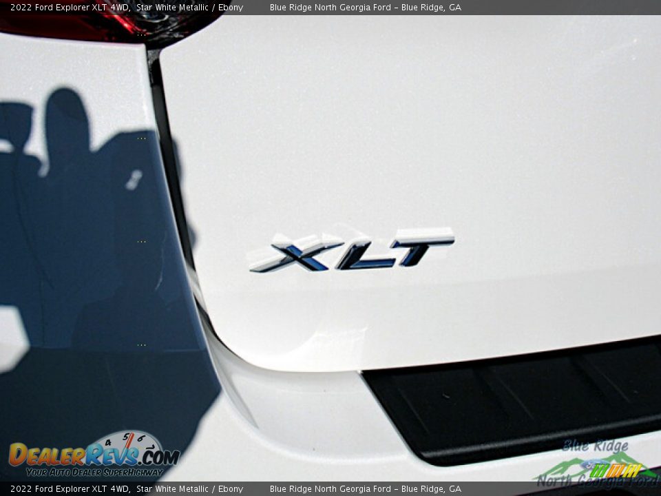 2022 Ford Explorer XLT 4WD Star White Metallic / Ebony Photo #31