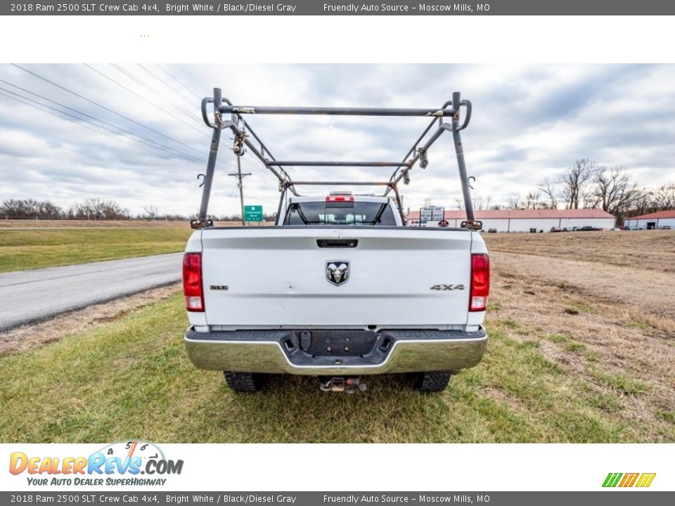 2018 Ram 2500 SLT Crew Cab 4x4 Bright White / Black/Diesel Gray Photo #5